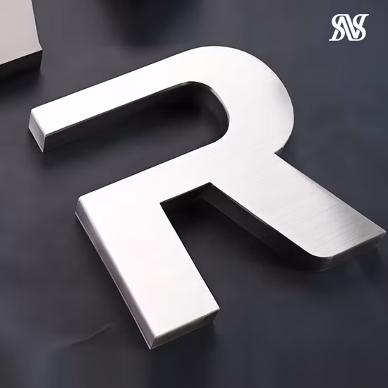 Outdoor Stainless Steel Face Lighted RGB Colorful LED Channel Letter Signs