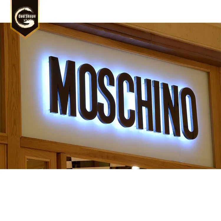 GS Custom Backlit Acrylic Channel Letter Aluminum Frame Lighting LED Sign for Decoration -0128