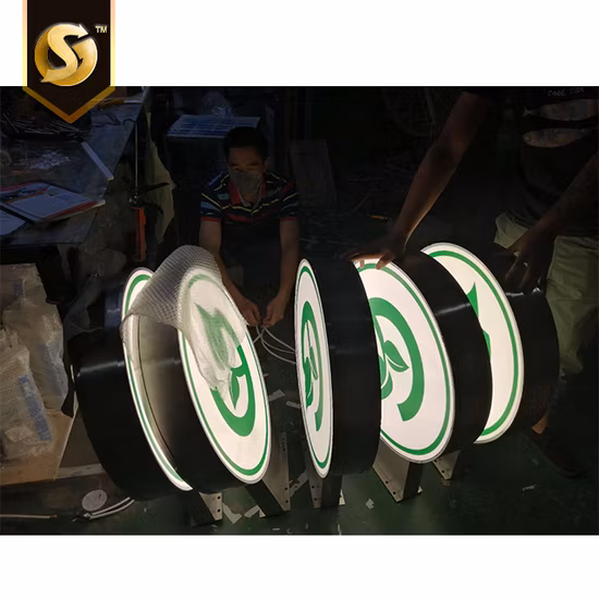 Wholesale Outdoor Advertising 304 Ss Frame Light Box Blade Sign