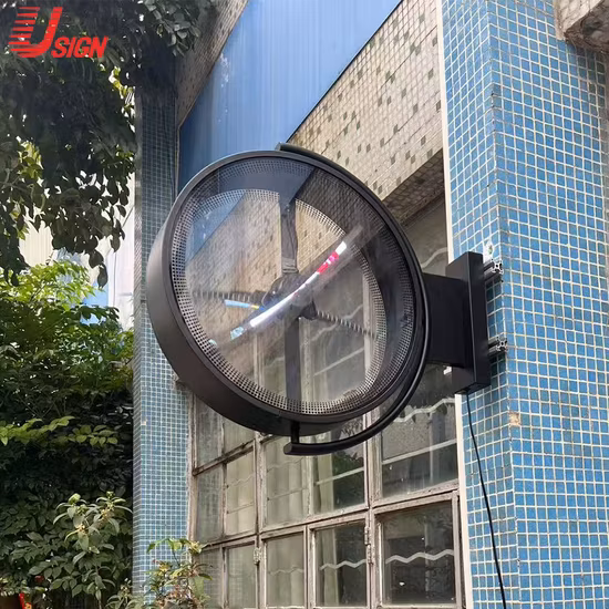 China Customized Outdoor Waterproof Acrylic LED Light Boxes Revolving Signs