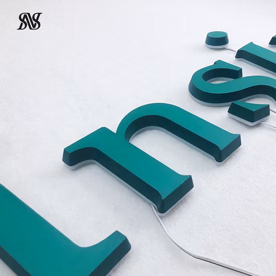 Frontlit Sign Front LED Channel Backlit Letters Halo Lit Sign