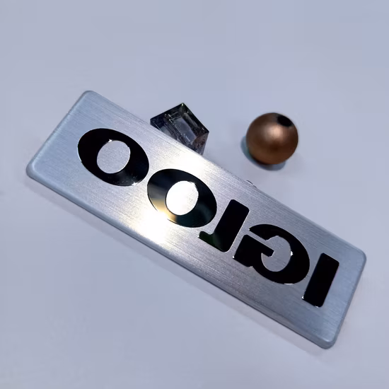 LED Light Signagn Stainless Steel Halo Lit Logo for Studio Office Backlit House Number Sign