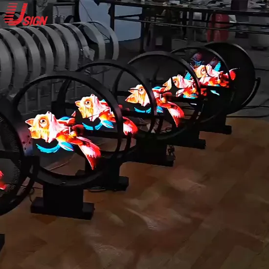 China Customized Outdoor Waterproof Acrylic LED Light Boxes Revolving Signs