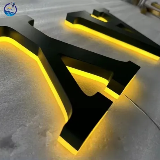 Custom Logo 3D Lighting LED Signs Non-Illuminated Sign