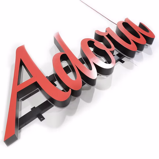 Factory Supply Backlit Big Size Halo-Lit LED Electronic Storefront Signs