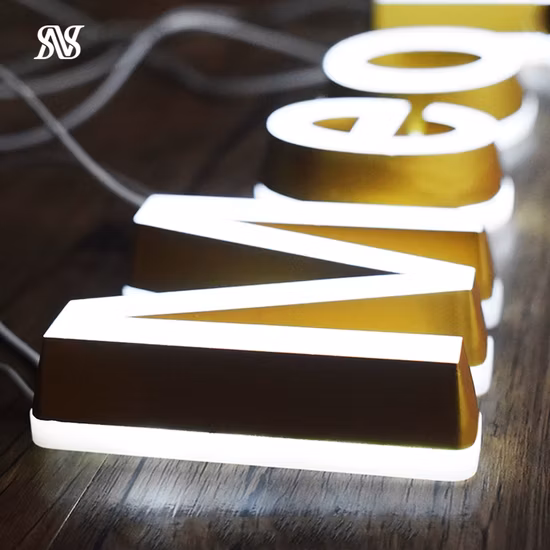 Frontlit Sign Front LED Channel Backlit Letters Halo Lit Sign