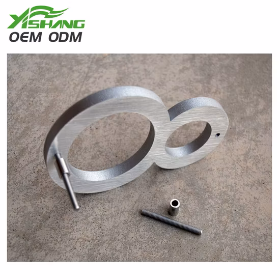 Customized LED Metal Round Shape Non-Illuminated Letters Sign