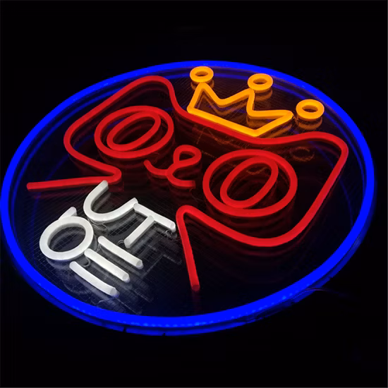 Customized LED Flex Neon Signs Faux Neon Letter Bar Sign for Storefront