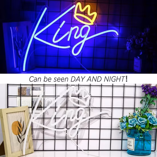 Wholesale Custom Indoor Interior Garden Bar Wedding Party 3D Display Decoration Acrylic LED RGB Flex Neon Sign