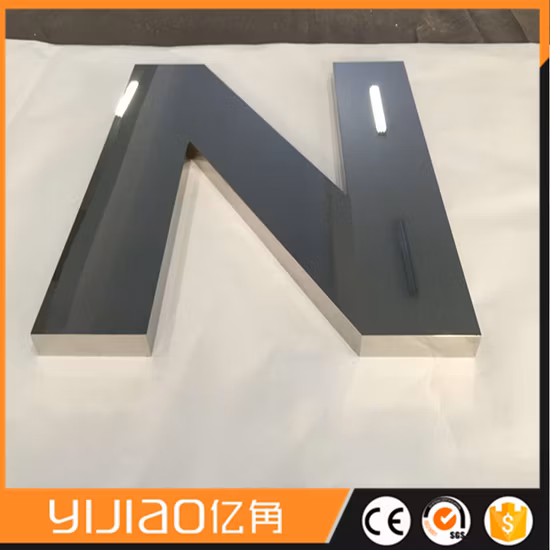 High Quality Non Illuminated Metal Signs for Store Shop Hotel